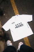 HIDDEN FORCE TEE - WHITE & BLACK